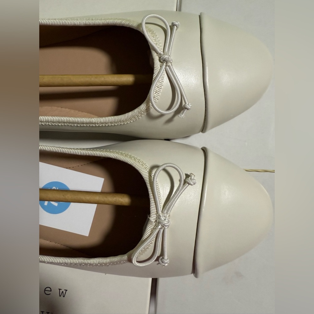 Women's Janie Ballet Flats with Memory Foam Insole - A New Day - Picture 6 of 8